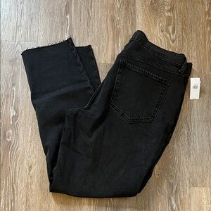 Old Navy Women's Cropped Black Jeans